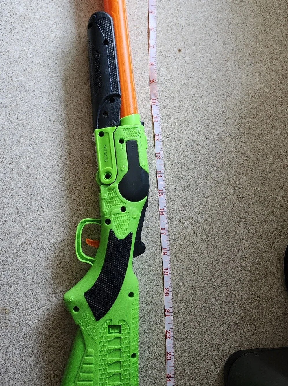 Green and Orange Kids Foam Blaster Toy Rifle